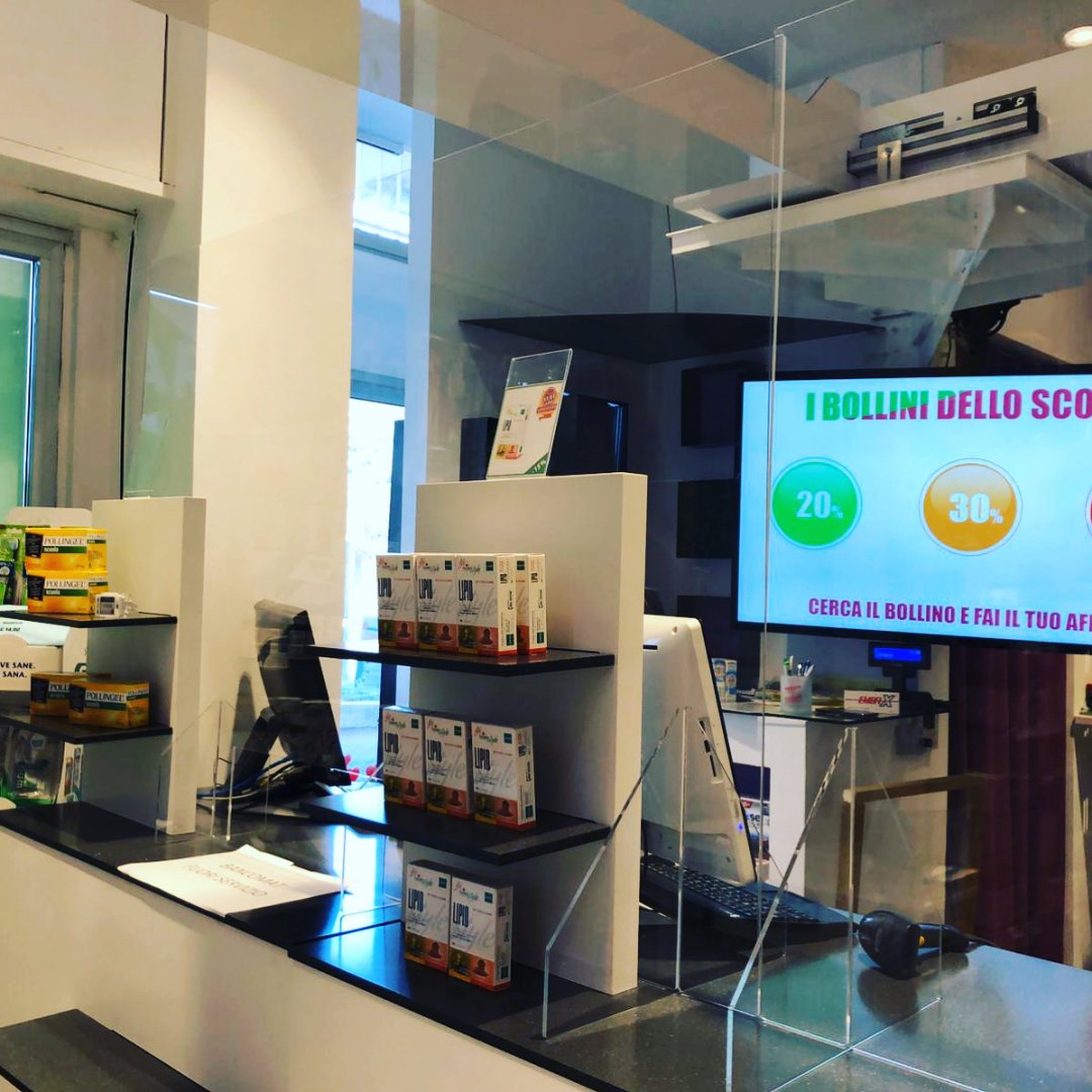 Grafica Del Pavimento In Mat. Vinilico, Ptogramma: Protezione Viso, Autoadesivo, Blu/Bianco | RS