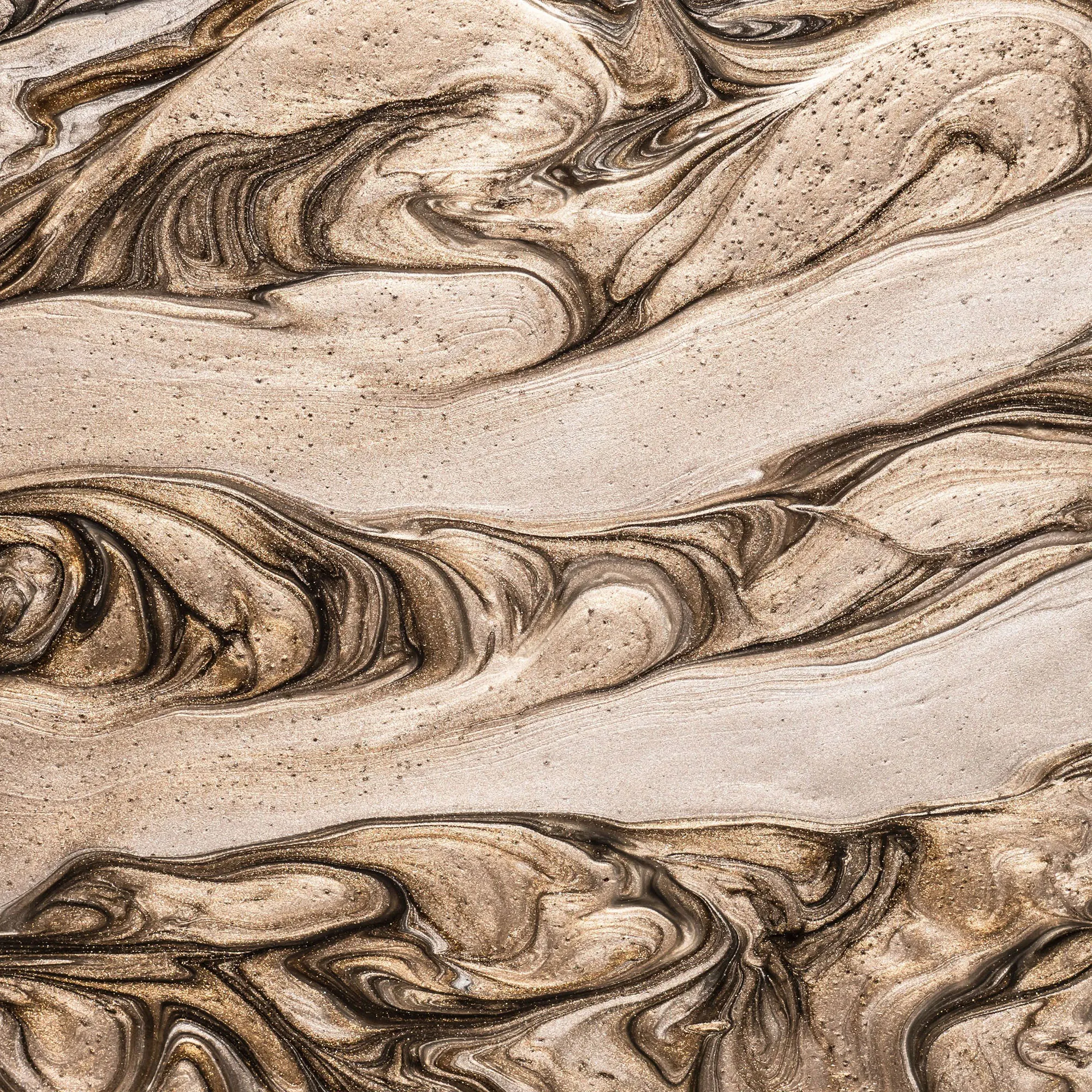 Marbled acrylic with brown veining
